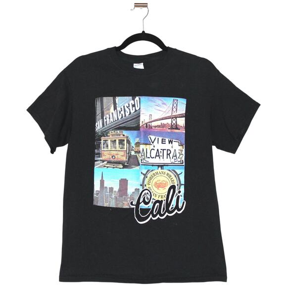 San Francisco Black Graphic T-Shirt Size Medium - Picture 1 of 2